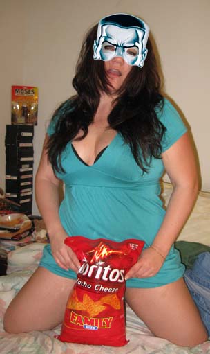 HOT GIRL in My Bed Who Loves Doritos