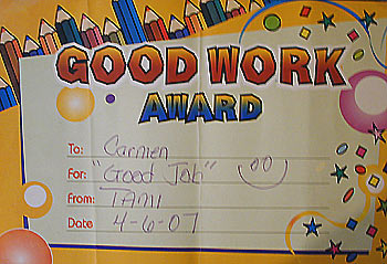 Good Work Award
