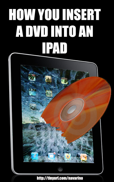 How to put a DVD into an iPad