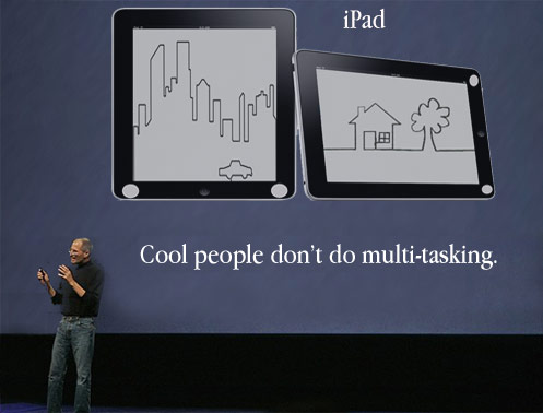 Steve Jobs On Stage iPad