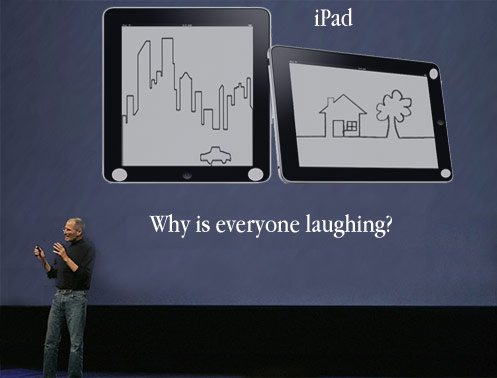 Steve Jobs On Stage iPad
