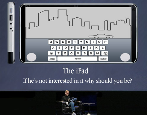 Jobs Admits the iPad sucks on stage Steve Jobs On Stage iPad