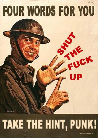 STFU WWI Poster