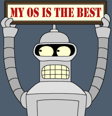 The fewer the users the bigger the cries it's the best Operating System The fewer the users the better the operating system