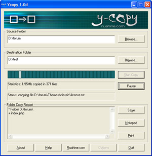 YCopy Copy Files Easily with YCopy